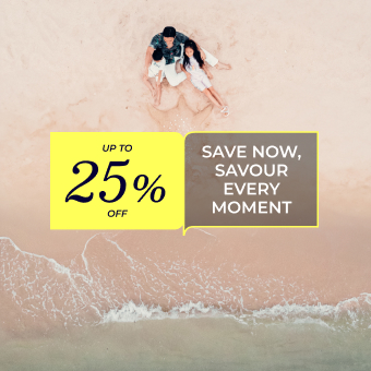 Accor MEA APAC Mid-Year Sale banner offering up to 25% off stays across participating hotels including Pullman, Novotel, Mövenpick, Swissôtel, Mercure and ibis for Eid and summer travel.